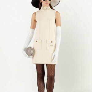 Gucci sleeveless wool dress